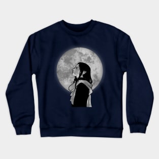 Elnar and the Moon Crewneck Sweatshirt